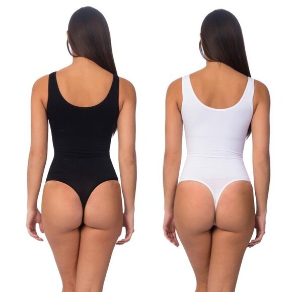 Summer Bodysuit Beautiful Seamless Shaping Bodysuit for Women 2-Pack - Picture 2 of 6
